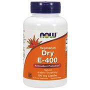 Vitamin E 400 IU Dry 100 Caps, NOW Foods