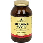Vitamin E 400 IU Mixed (400 IU d-Alpha Tocopherols & Mixed Tocopherols), 250 Softgels, Solgar