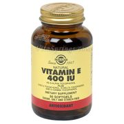 Vitamin E 400 IU Mixed (400 IU d-Alpha Tocopherols & Mixed Tocopherols), 50 Softgels, Solgar