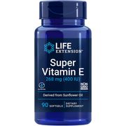 Super Vitamin E 268 mg (400 IU), 90 Softgels, Life Extension