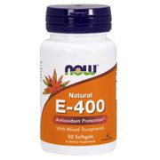 Vitamin E-400 Mixed Tocopherols 100% Natural, 50 Softgels, NOW Foods