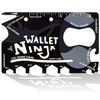 Wallet Ninja Multi Tool, Credit Card Size Steel Pocket Tool