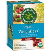 Organic Weightless Cranberry Tea, 16 Tea Bags, Traditional Medicinals Teas