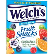 Welch's Fruit Snacks, Mixed Fruit, 0.9 oz x 90 Pouches