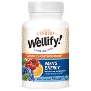Wellify Men's Energy, Multivitamin & Multimineral Food-Based Blend, 65 Tablets, 21st Century HealthCare