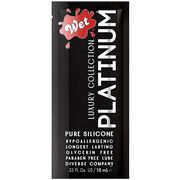 Wet Platinum Silicone Lubricant Pouch, 10 ml, WET International
