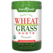 Wheat Grass Shots, Drink Mix, Organic & Raw, 300 g (60 Servings), Green Foods Corporation