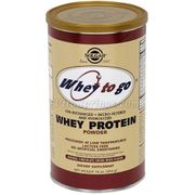 Whey To Go Protein Powder - Natural Chocolate Cocoa Bean Flavor, 16 oz, Solgar