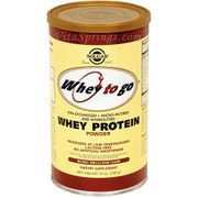 Whey To Go Protein Powder - Natural Vanilla Bean Flavor, 12 oz, Solgar