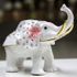 White Elephant Gilt Jewelry Gift Box with Fine Crystals