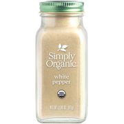 White Pepper, Fine Grind, 2.86 oz, Simply Organic