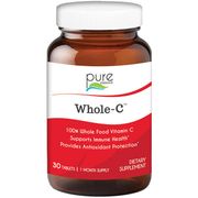 Whole-C, Whole Food Vitamin C, 30 Tablets, Pure Essence Labs