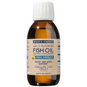 Wild Alaskan Fish Oil - Peak Omega-3 Liquid, 4.23 oz (125 ml), Wiley's Finest