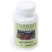 Wild Yam Root 100 Caps 460 mg, StarWest Botanicals