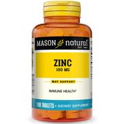 Zinc 100 mg, 100 Tablets, Mason Natural