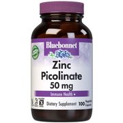 Zinc Picolinate 50 mg, 100 Vegetable Capsules, Bluebonnet Nutrition
