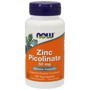 Zinc Picolinate 50mg 120 Caps, NOW Foods