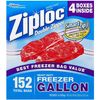 Double Zipper Heavy Duty Gallon Freezer Bags