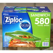 Ziploc Sandwich Bags, 580 Bags