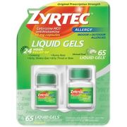Zyrtec Liquid Gels, Allergy Relief, 65 Liquid-Filled Capsules