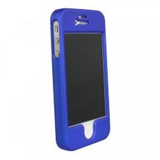 Apple iPhone 4S Blue Rubberized Case