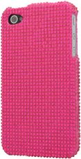 Apple iPhone 4S Pink Rhinestone Phone Case