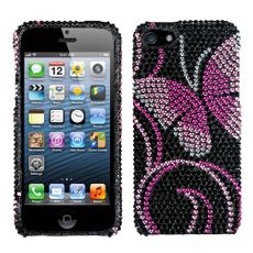 Apple iPhone 5|5s Butteryfly Rhinestone Phone Case