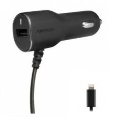 Apple iPhone 5|5s PureGear Cell Phone Car Charger With Extra USB Port