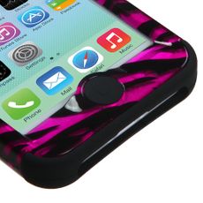 Apple iPhone 5c Pink Zebra 2 Layer Tough Case