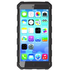 Apple iPhone 6 Plus and 6s Plus Black Body Glove Dropsuit Case