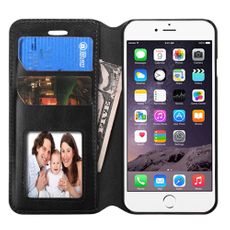 Apple iPhone 6 Plus and 6s Plus Black Wallet