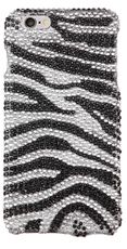 Apple iPhone 6 Plus and 6s Plus Zebra Rhinestone Phone Case