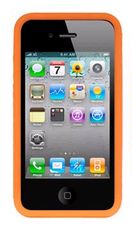 Verizon Apple iPhone 4 Orange Silicone Skin