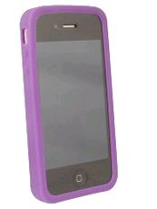 Verizon Apple iPhone 4 Purple Silicone Skin