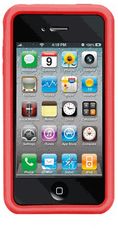 AT&T Apple iPhone 4 Red Egg Crate Case