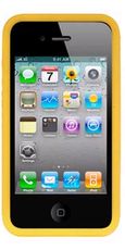 AT&T Apple iPhone 4 Yellow Silicone Skin