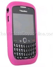 Blackberry 8520 Pink Silicone Skin