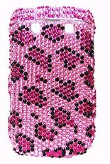 Blackberry Bold 9780 Diamond Pink Leopard Print  Case
