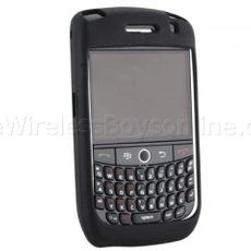 Blackberry Curve 8900 Black Silicone Skin