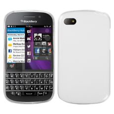 Blackberry Q10 Transparent White Slim Design Case