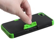 Blackberry Z10 Green and Black 2 Layer Tough Case