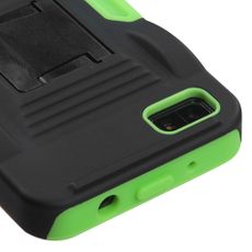 Blackberry Z10 Green and Black Armor Case