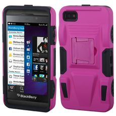Blackberry Z10 Pink and Black Armor Case