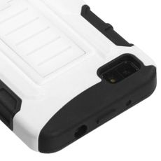 Blackberry Z10 White and Black Armor Case