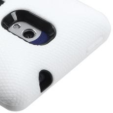 HTC 8XT White Double Protection Case W/ Stand