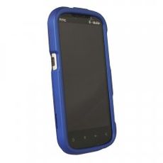 HTC Amaze 4G Blue Rubberized Case