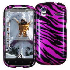 HTC Amaze 4G Pink Zebra Phone Cover