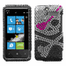 HTC Arrive Rhinestone Skull Phone Case