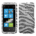 HTC Arrive Zebra Rhinestone Phone Case
