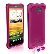 HTC Droid DNA  Ballistic LS Smooth Case Pink LS1038-M695